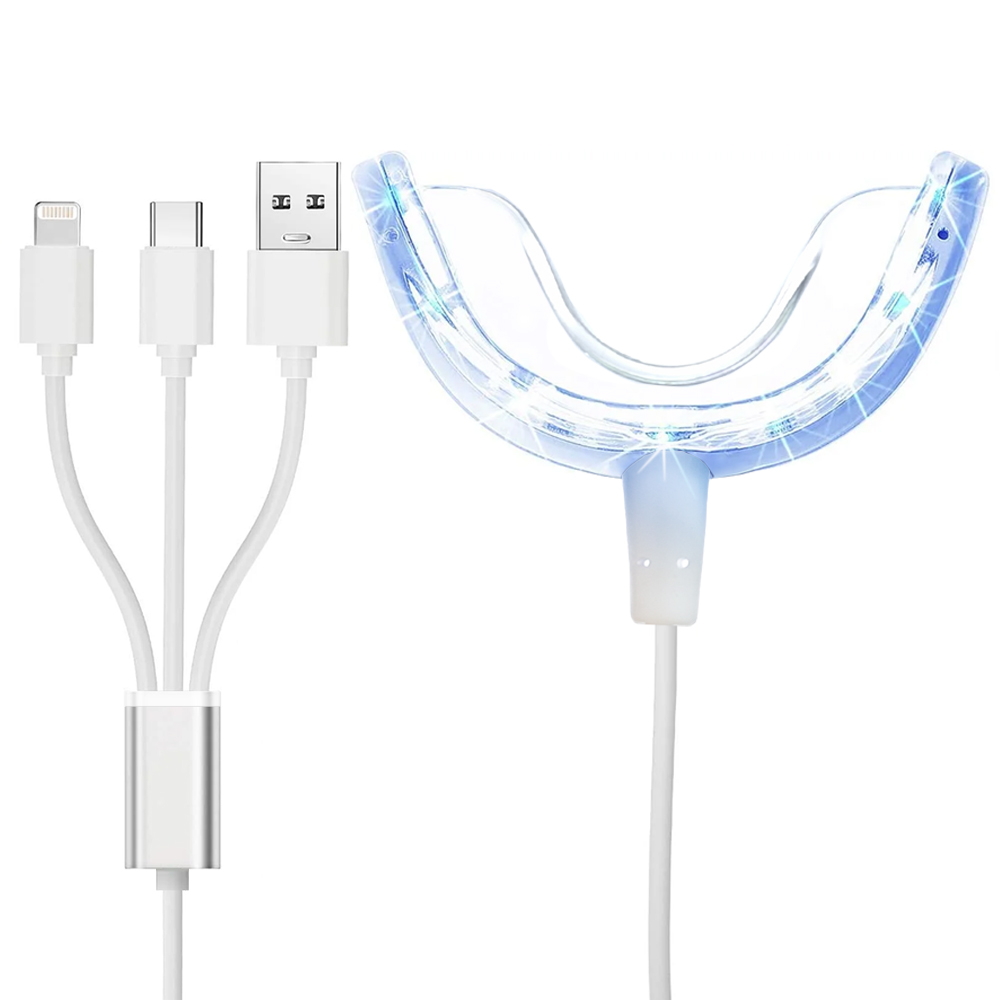 Led Mouth Tray - Luz Aceleradora de Clareamento Dental, Bandeja
