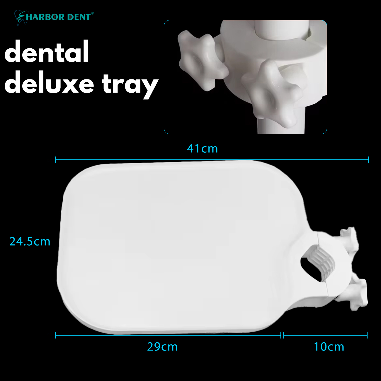 Teeth Whitening Tray - 1pc dental plástico scaler cadeira prateleira