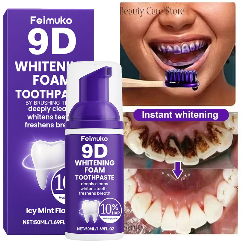 Teeth Whitening Treatment - Pasta de Dente Roxa 9D para