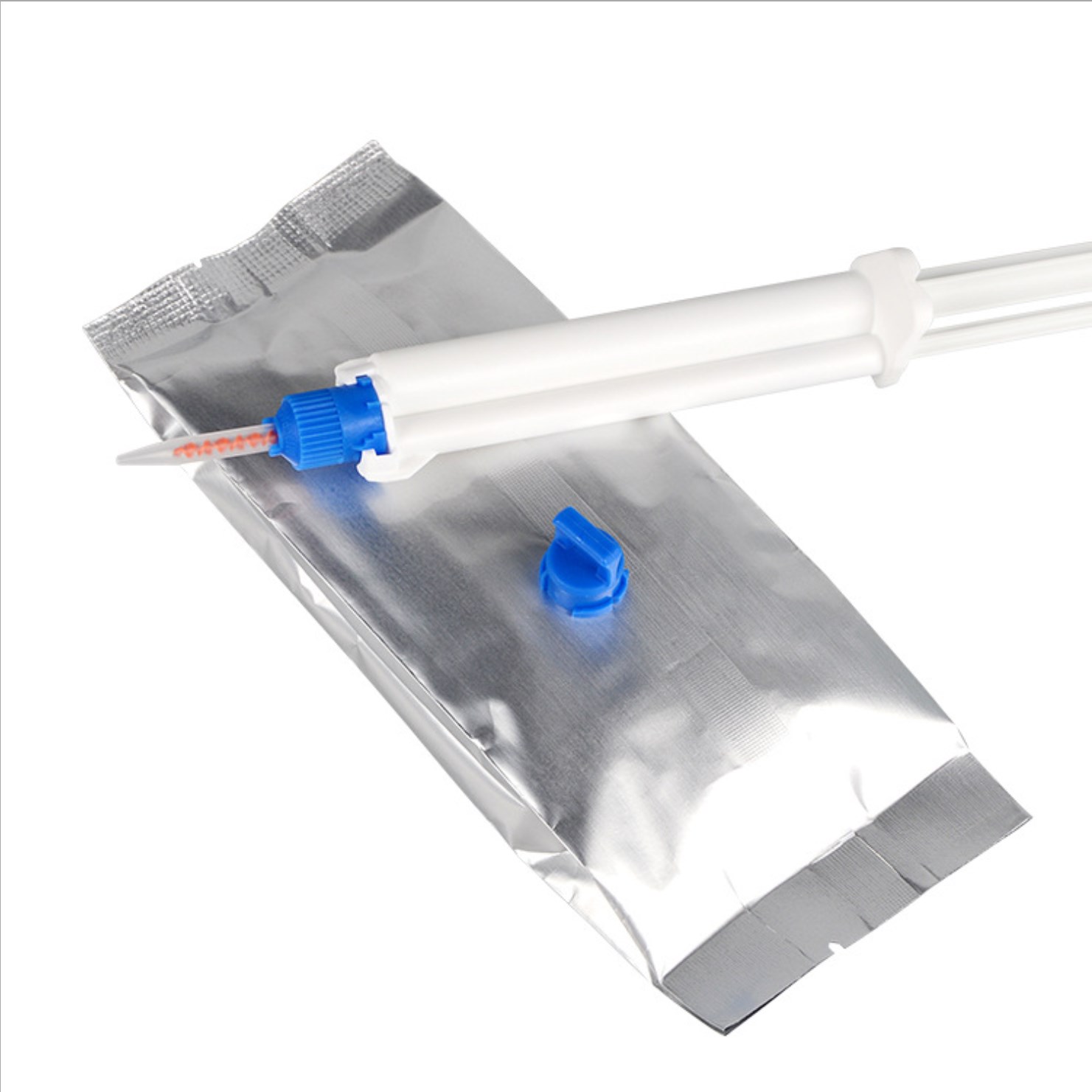 Teeth Whitening Gingival Barrier - Seringa de barril duplo, gel de