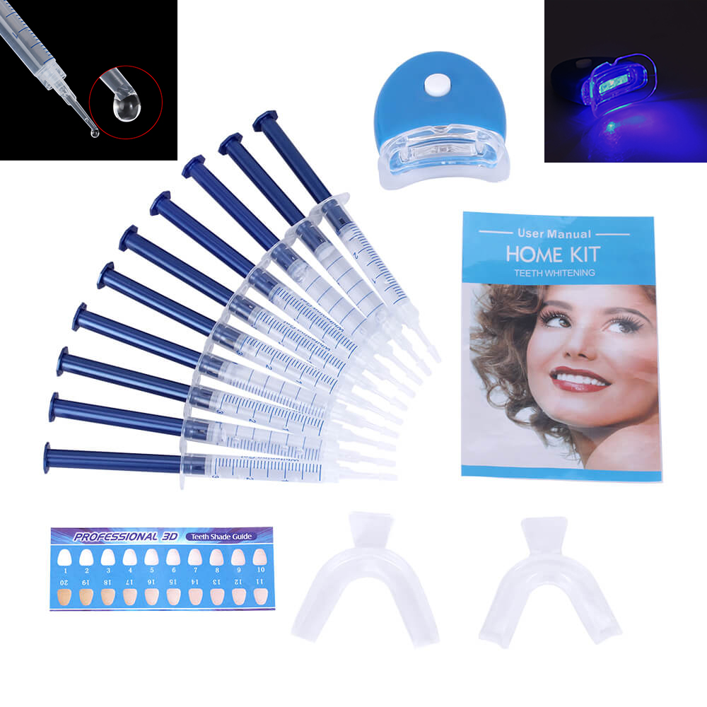 Teeth Whitening Q&M - 1 conjunto de clareamento dental com