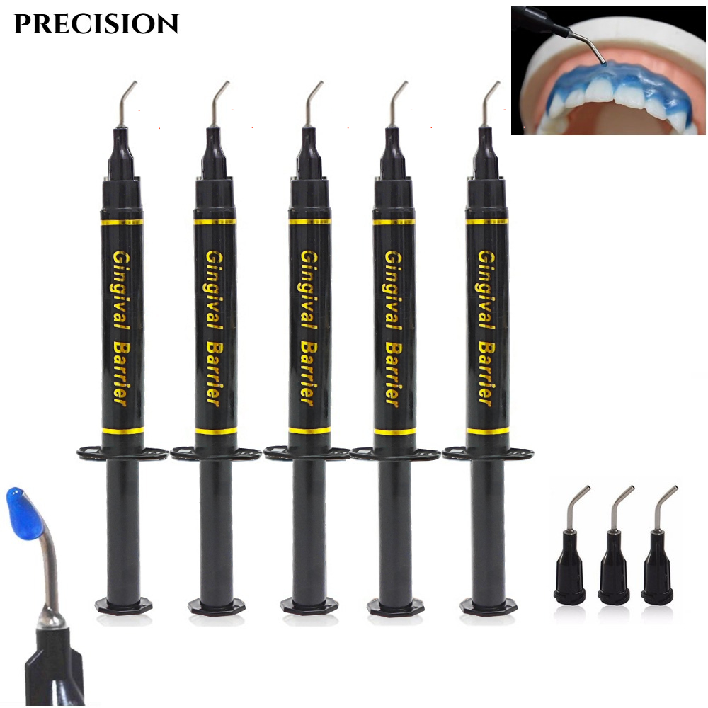 Teeth Whitening Gingival Barrier - 5 Peças 1.5ML Barreira Gengival para