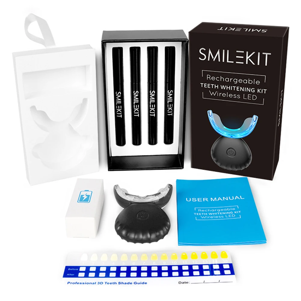 Teeth Whitening Q&M - Kit de clareamento dental dos dentes
