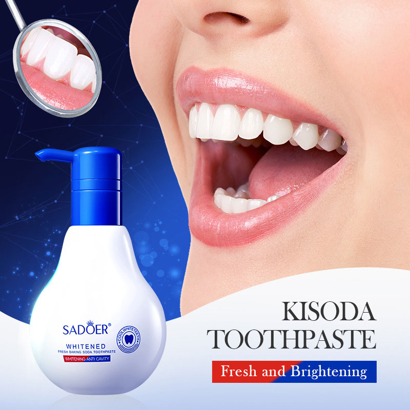 Teeth Whitening With Baking Soda - 1 caixa de dentes limpos cozimento
