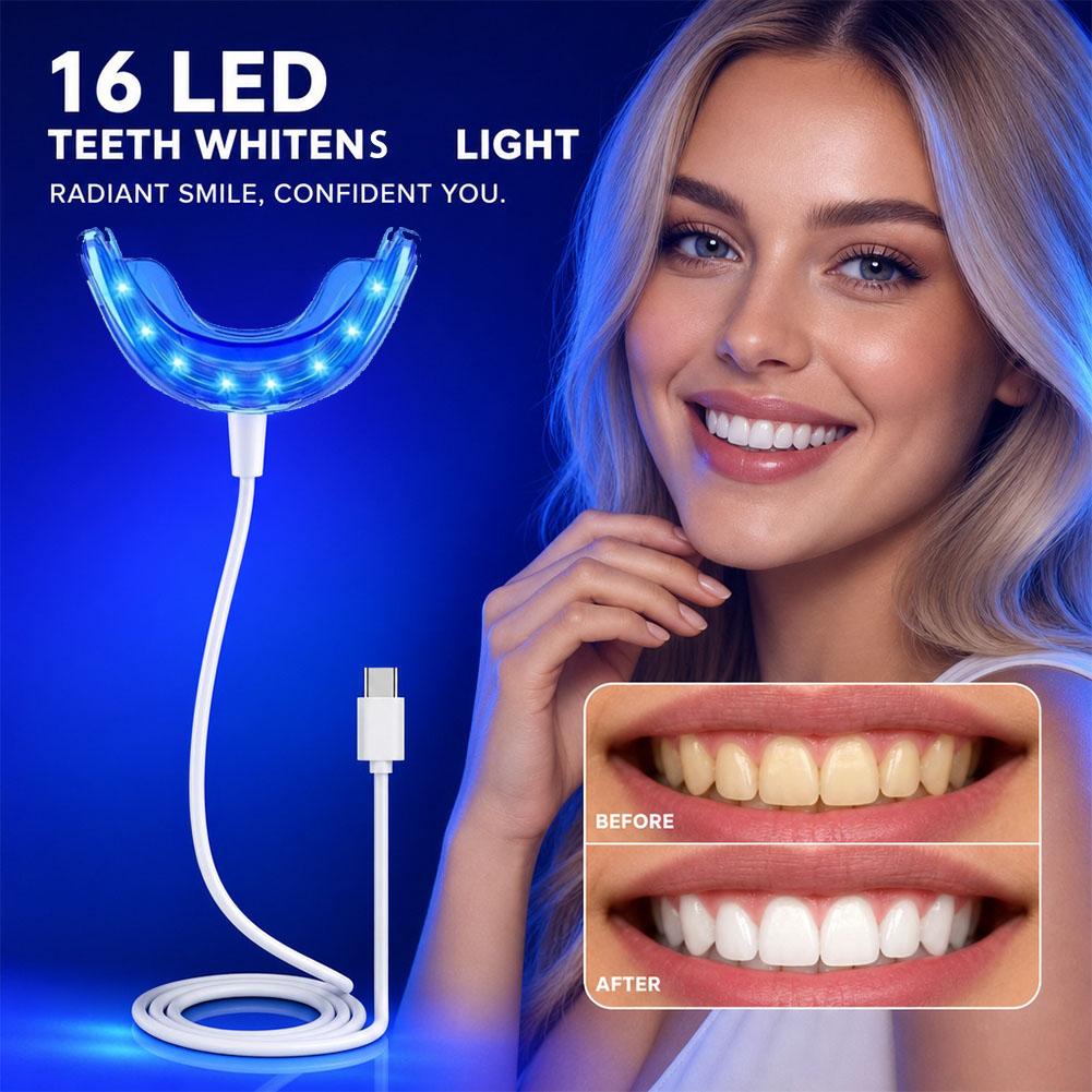 Teeth Whitening Blue Light - Acelerador de Clareamento Dental com Luz