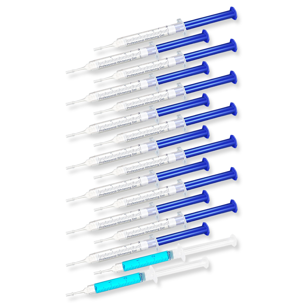 Teeth Whitening Q&M - Gel Clareador de Dentes Sabor Menta,