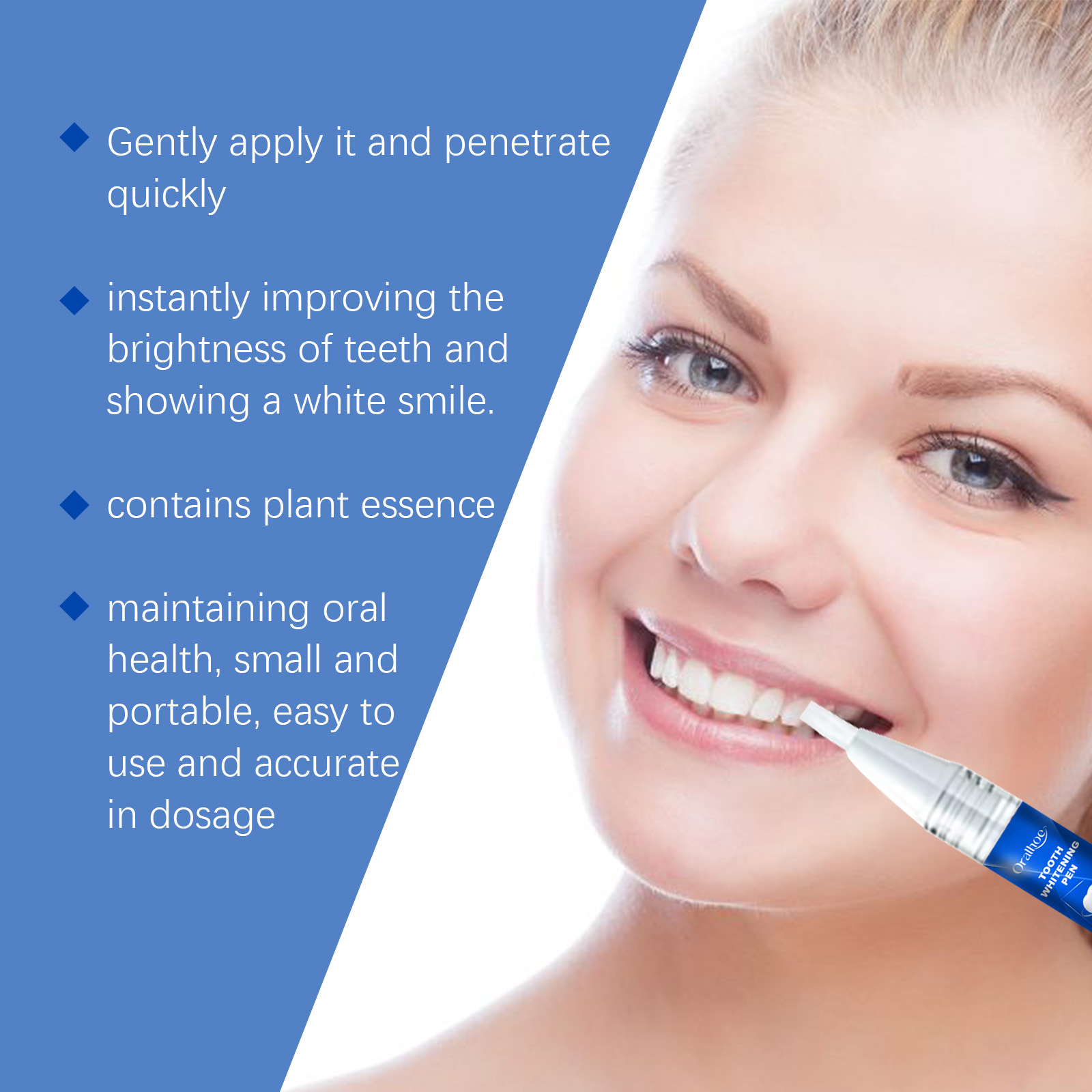Caneta essência para limpeza d - Teeth Whitening Q&M avaliação e preço