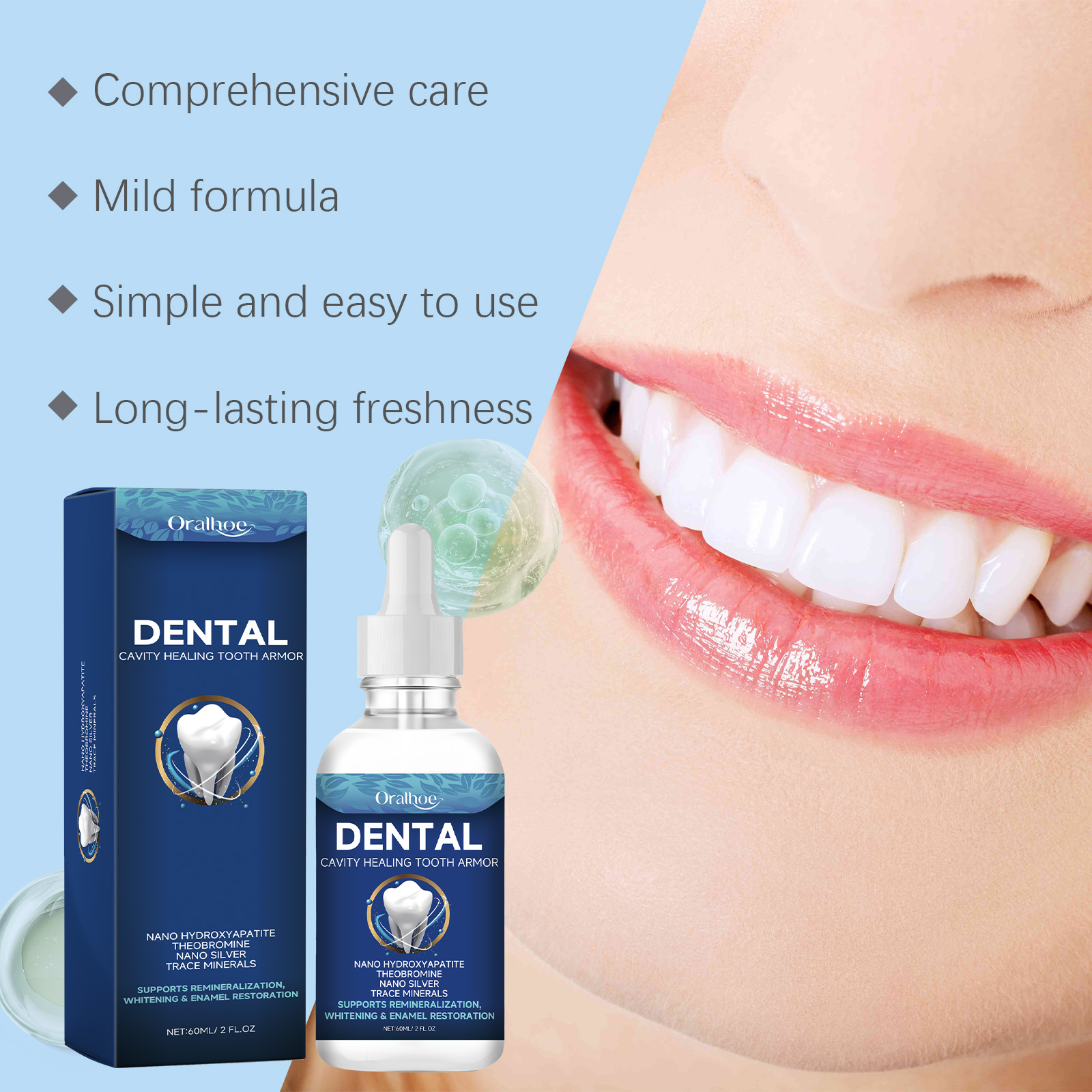 Sérum Líquido Clareador de Den - Teeth Whitening Naturally avaliação e preço