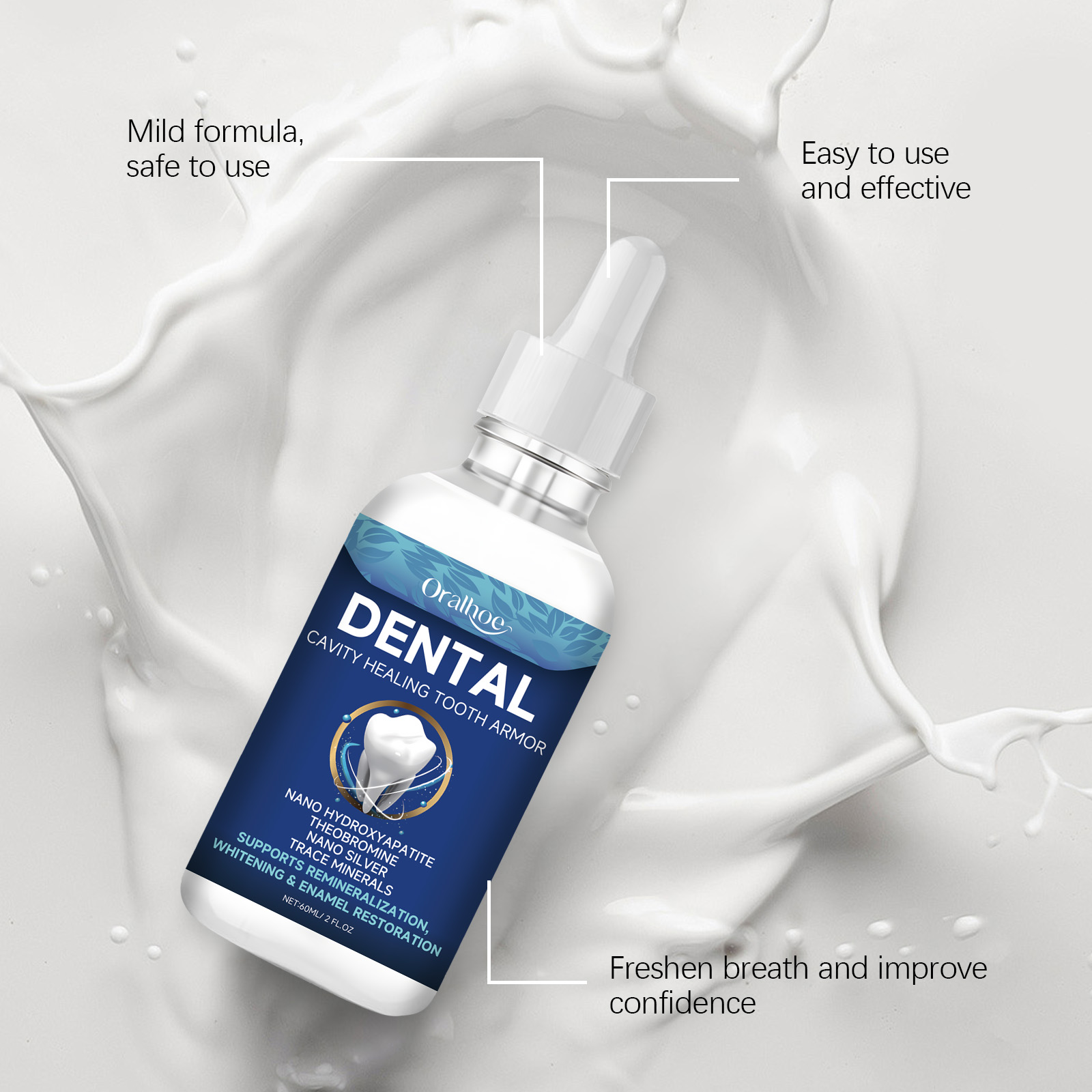 Sérum Líquido Clareador de Den - Teeth Whitening Naturally avaliação e preço