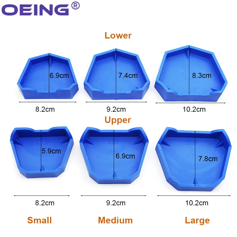 2/6 pçs modelo dental base de  - Teeth Whitening Tray avaliação e preço
