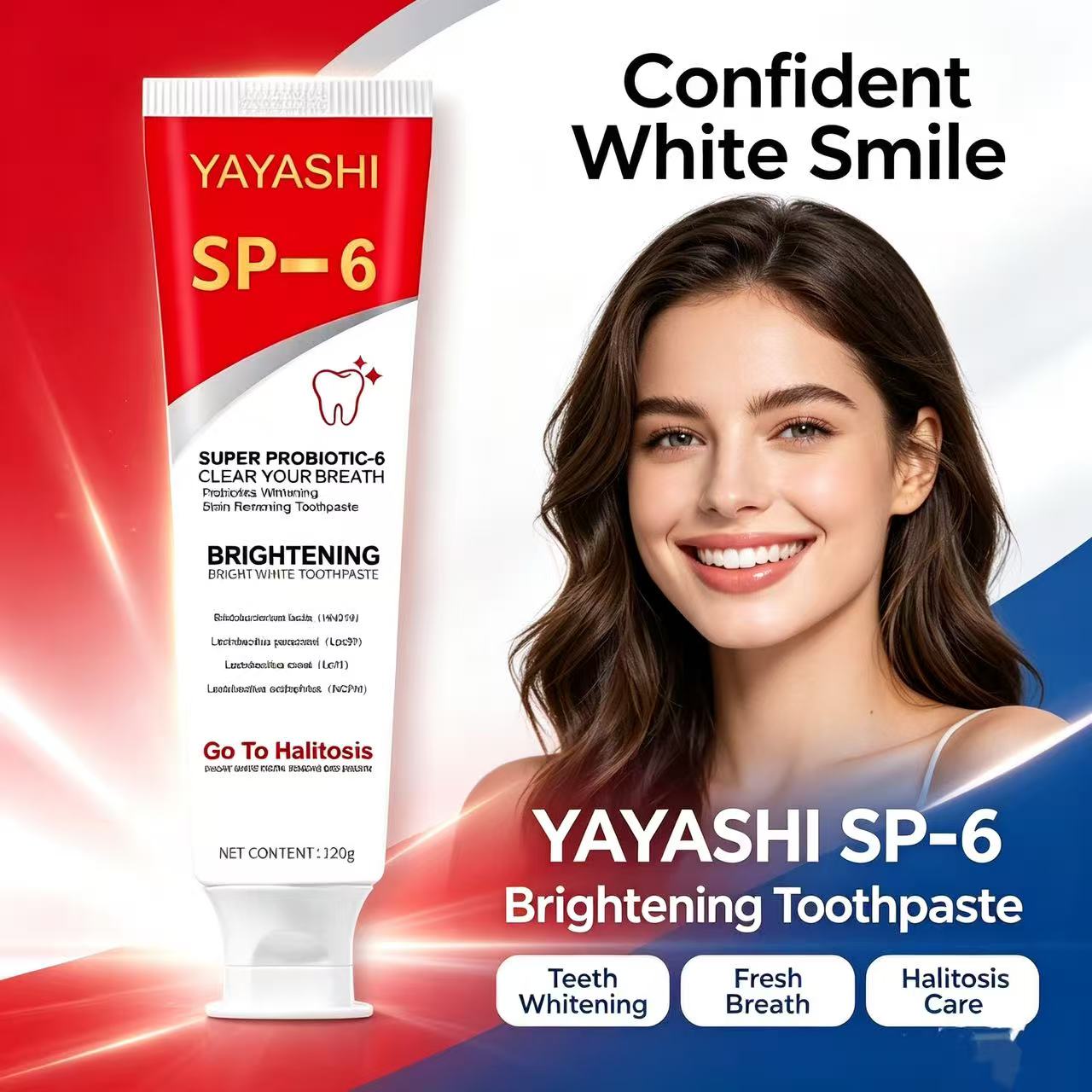 Pasta de Dente Probiótica Sp-6 - Teeth Whitening Treatment avaliação e preço