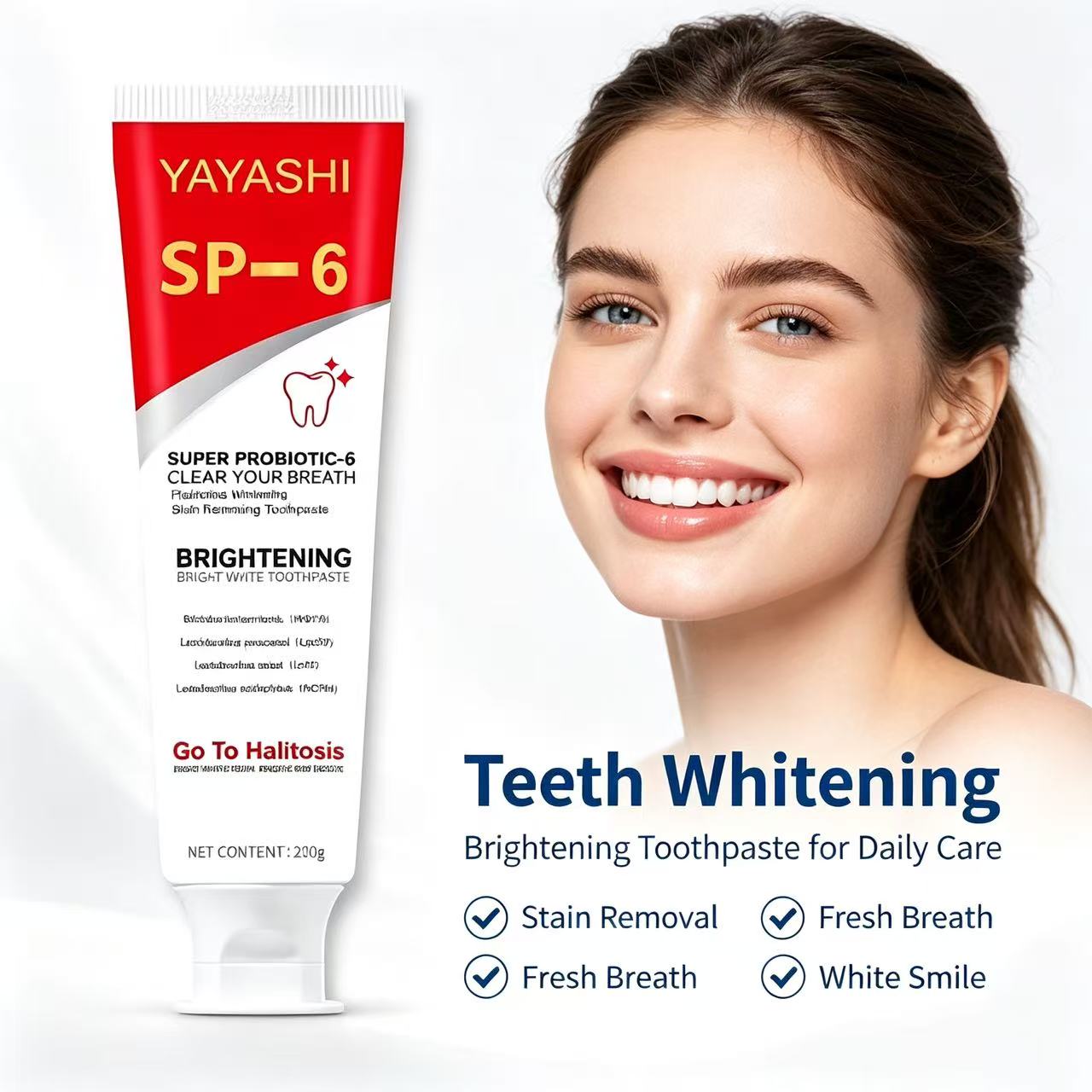 Pasta de Dente Probiótica Sp-6 - Teeth Whitening Treatment avaliação e preço
