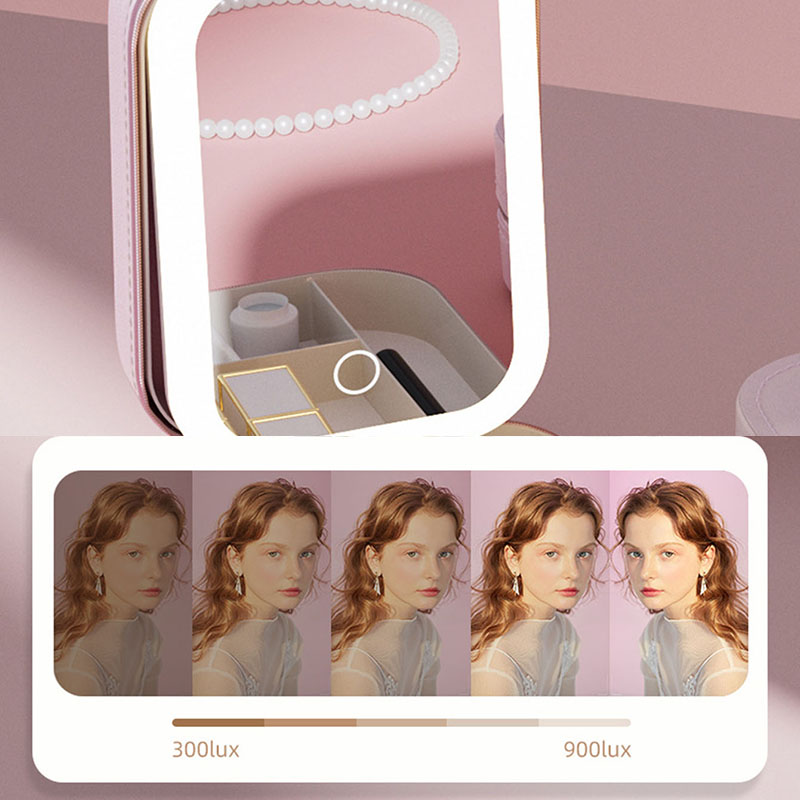 Bolsa de maquiagem led com esp - Led Mouth Tray avaliação e preço