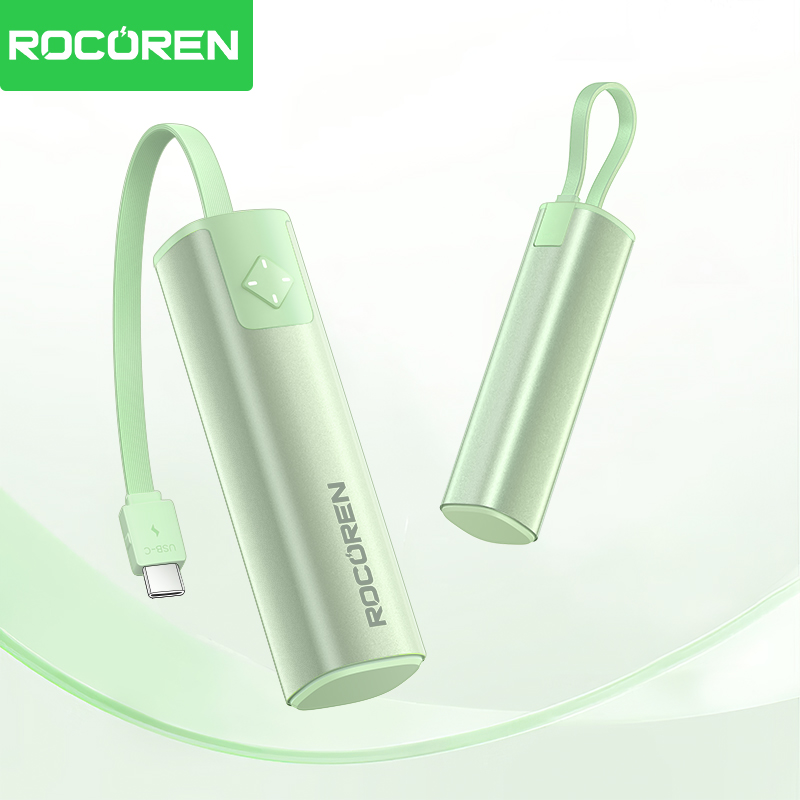 ROCOREN Power Bank Mini Estilo - Led Mouth Tray avaliação e preço