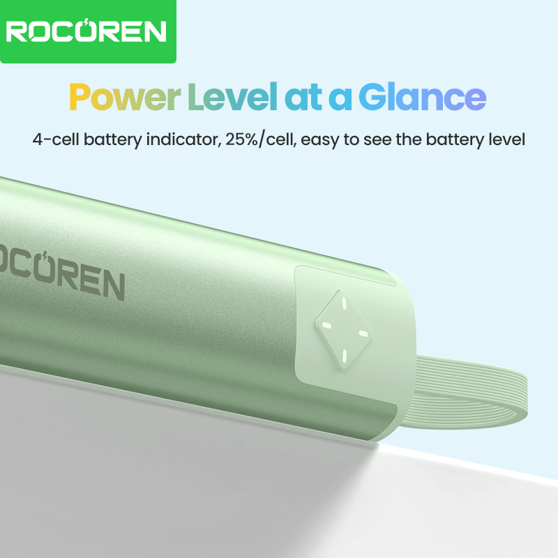 ROCOREN Power Bank Mini Estilo - Led Mouth Tray avaliação e preço