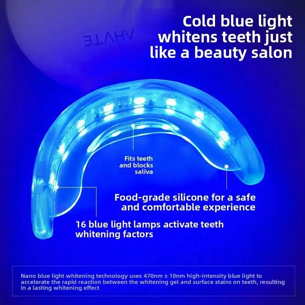 Instrumento de Beleza Dental,  - Teeth Whitening Blue Light avaliação e preço