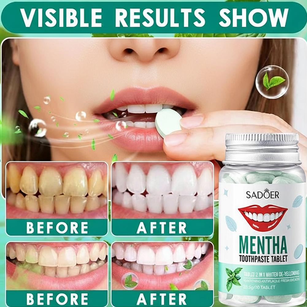 30 Pastilhas Sólidas de Pasta  - Teeth Whitening Treatment avaliação e preço