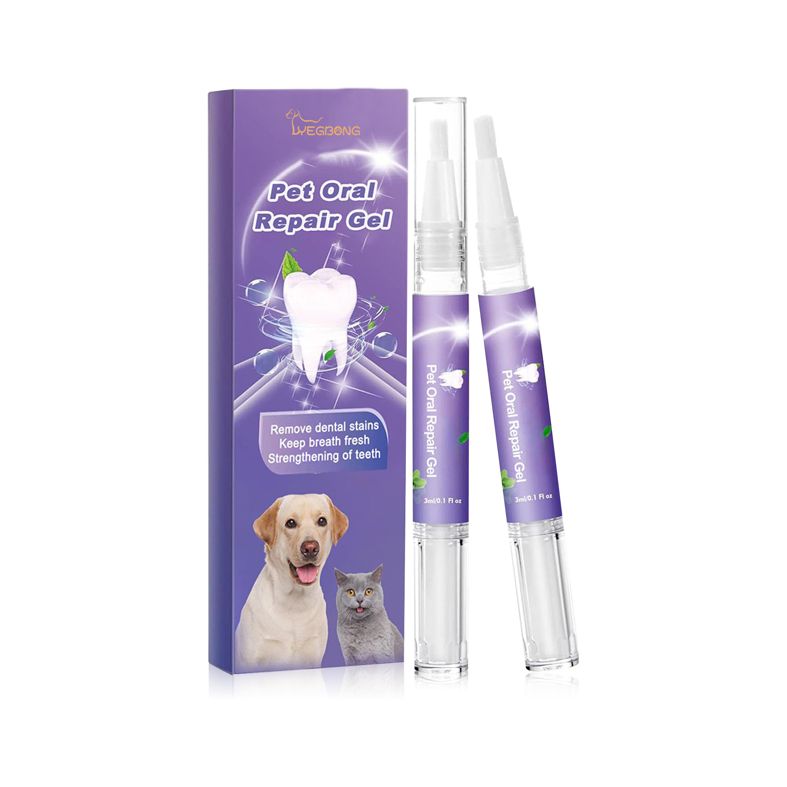 Gel de reparação oral para ani - Teeth Whitening Q&M avaliação e preço