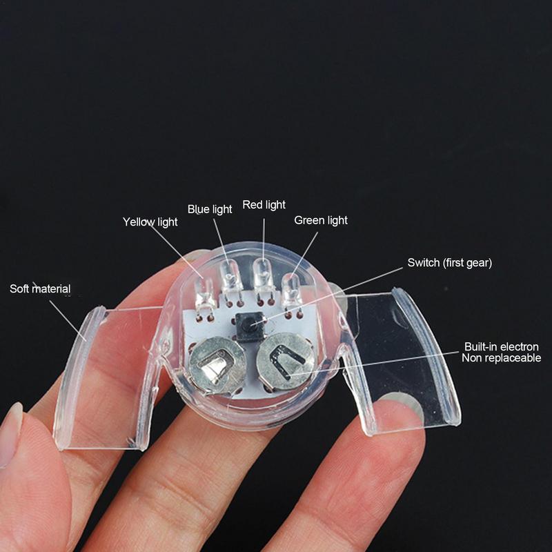 1 pçs led piscando boca dentes - Led Mouth Tray avaliação e preço