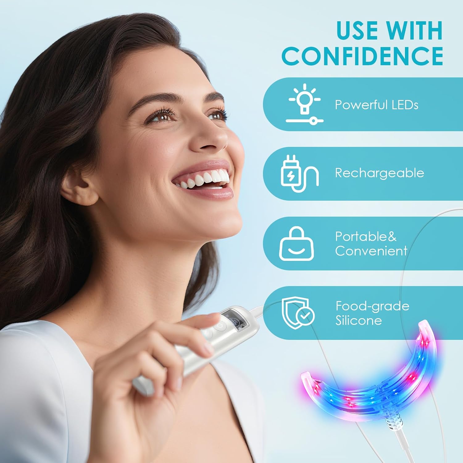 Acelerador de Clareamento Dent - Teeth Whitening Blue Light avaliação e preço