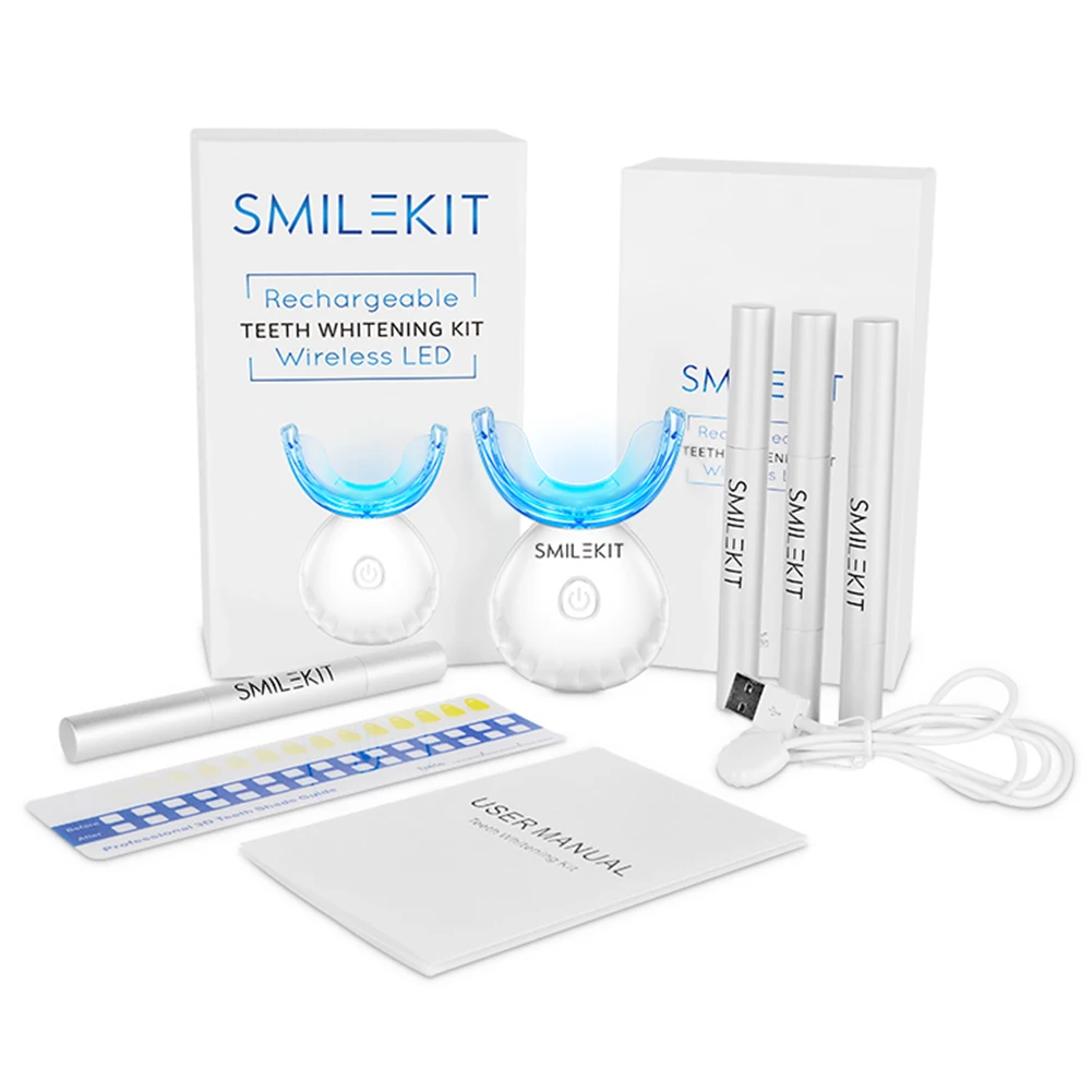 Kit de clareamento dental dos  - Teeth Whitening Q&M avaliação e preço