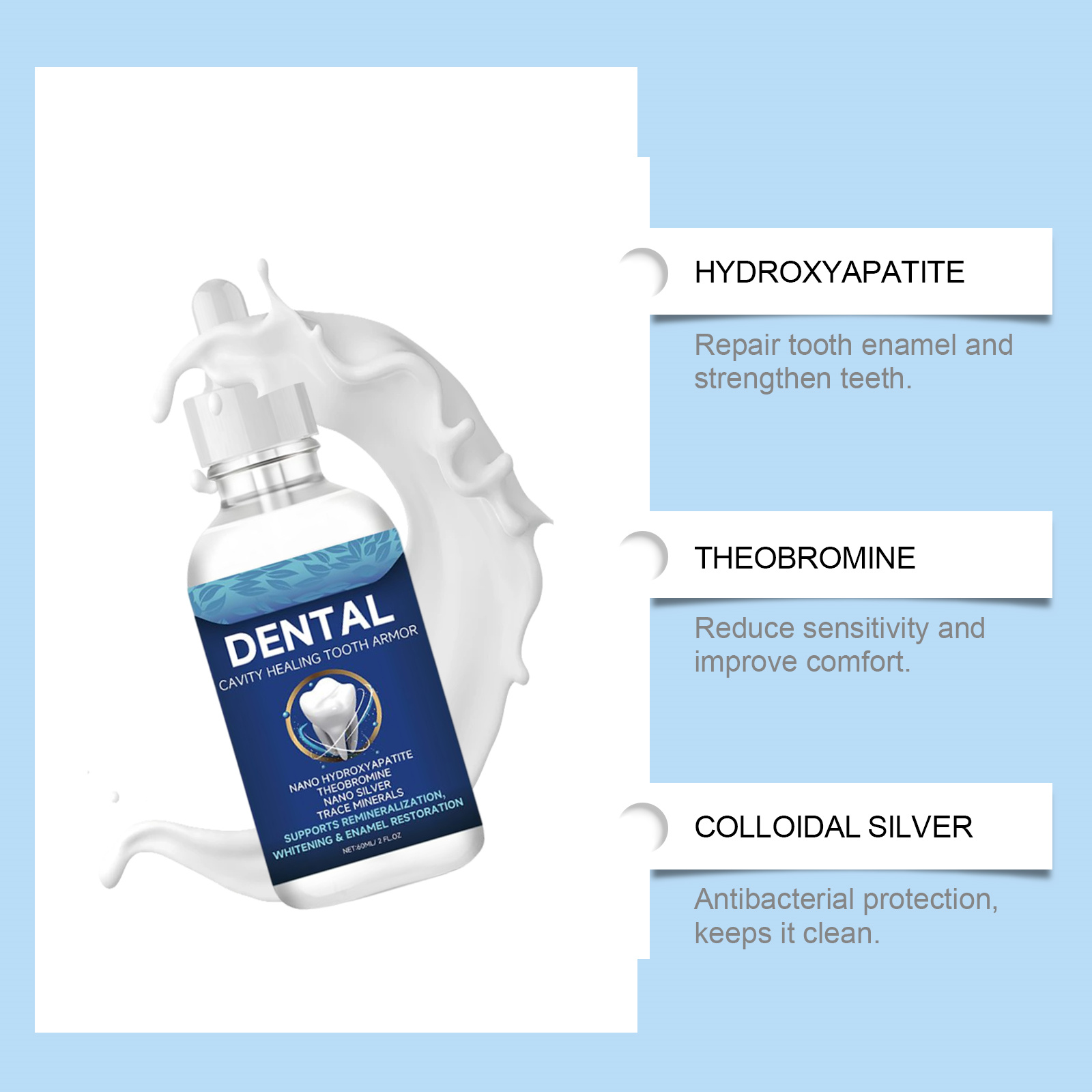 Líquido de Hidroxiapatita Nano - Teeth Whitening Treatment avaliação e preço