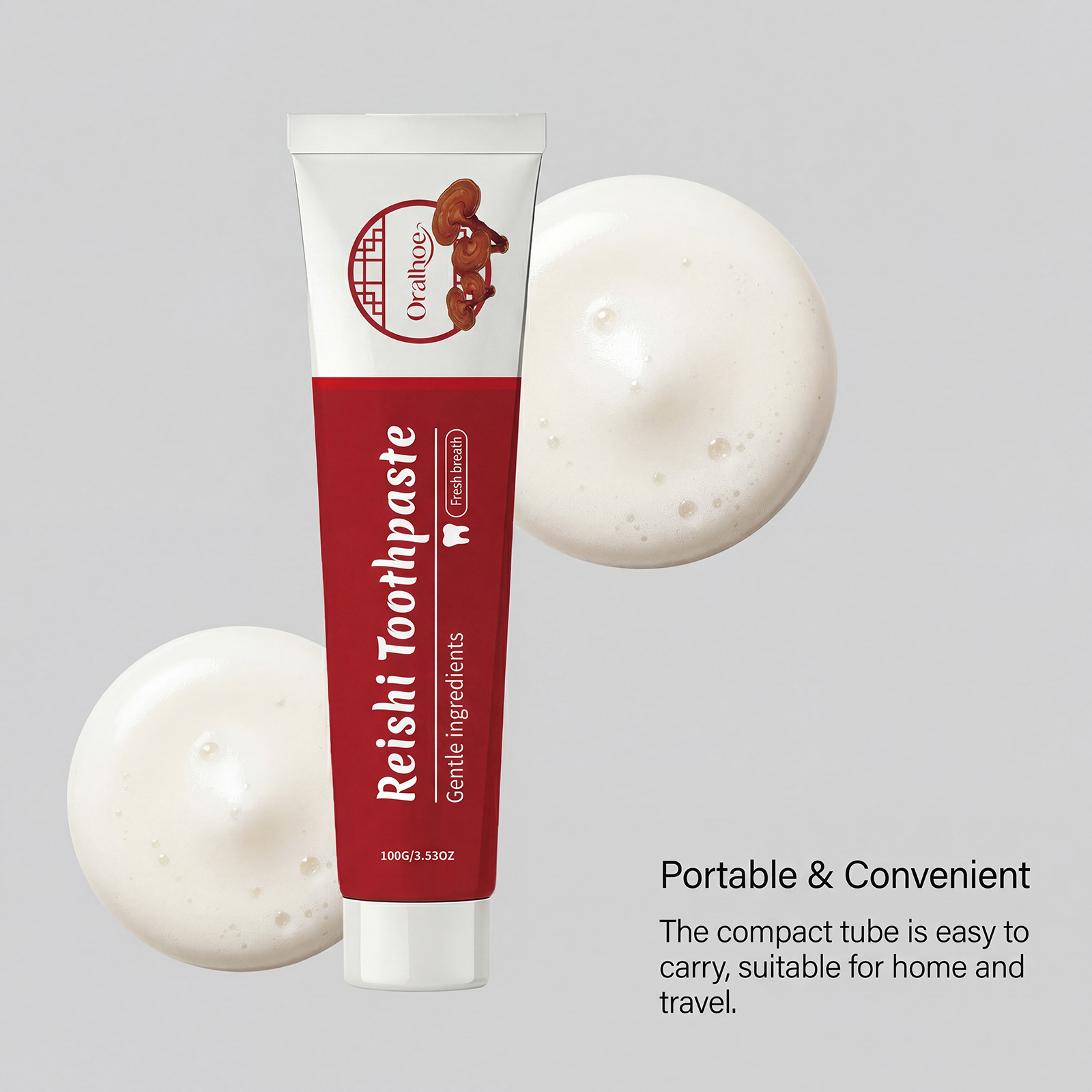 Pasta de Dente Herbal Lingzhi  - Teeth Whitening Naturally avaliação e preço