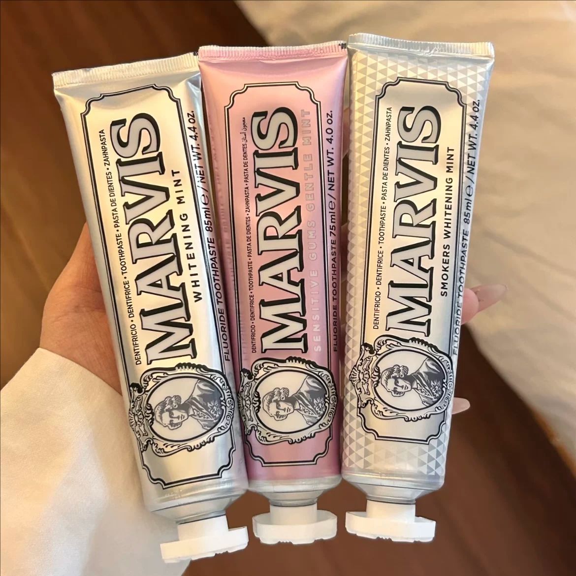 Pasta de Dente Marvis Mint Cui - Teeth Whitening Treatment avaliação e preço