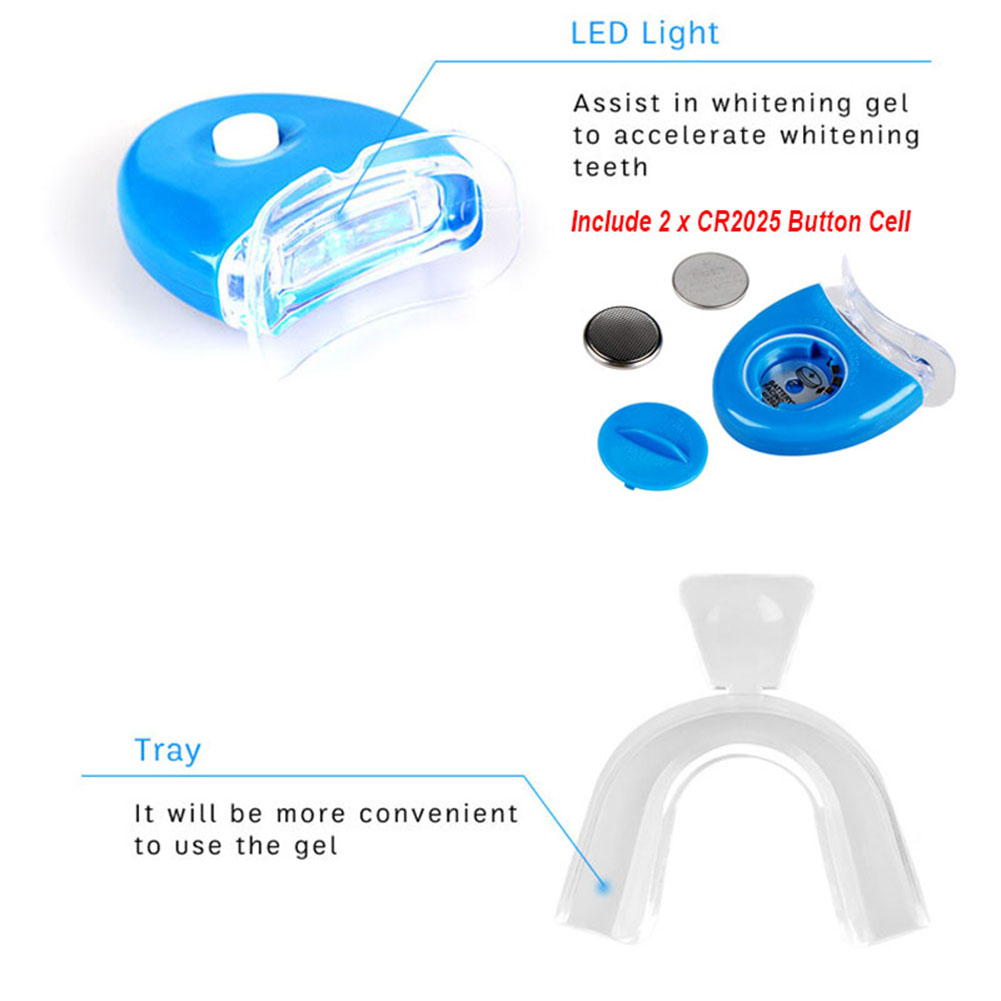 3/6/10 kit de clareamento dent - Led Mouth Tray avaliação e preço