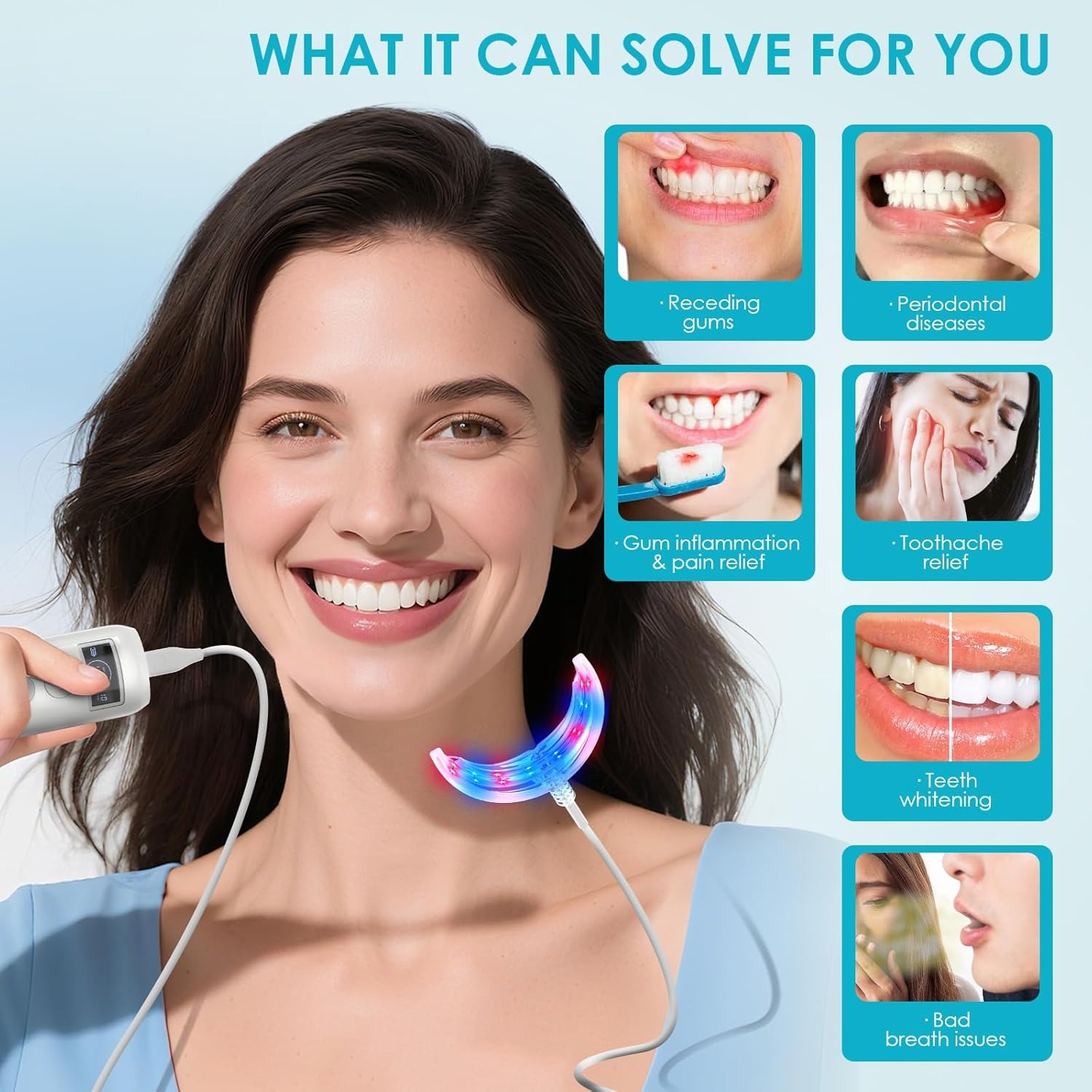 Lâmpada Aceleradora de Claream - Teeth Whitening Blue Light avaliação e preço