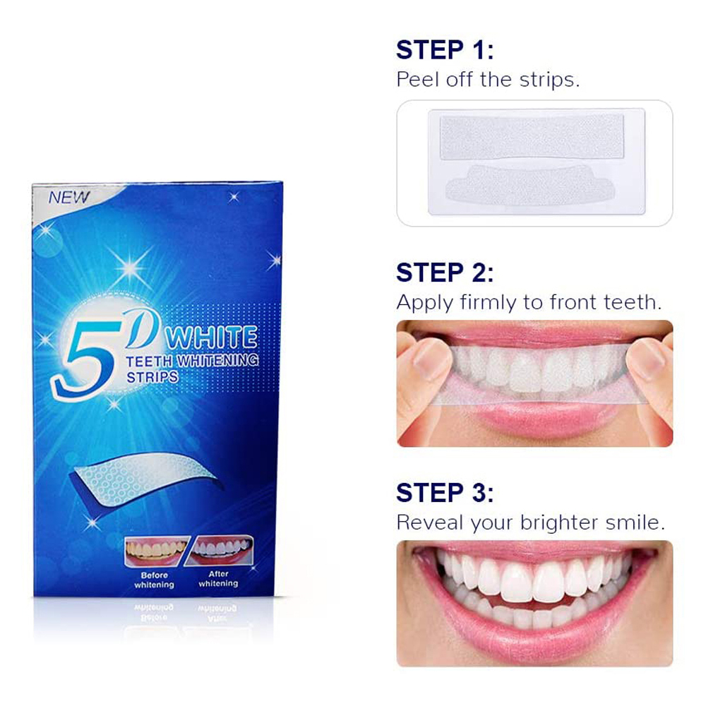 Kit de Clareamento Dental 5D c - Teeth Whitening Q&M avaliação e preço