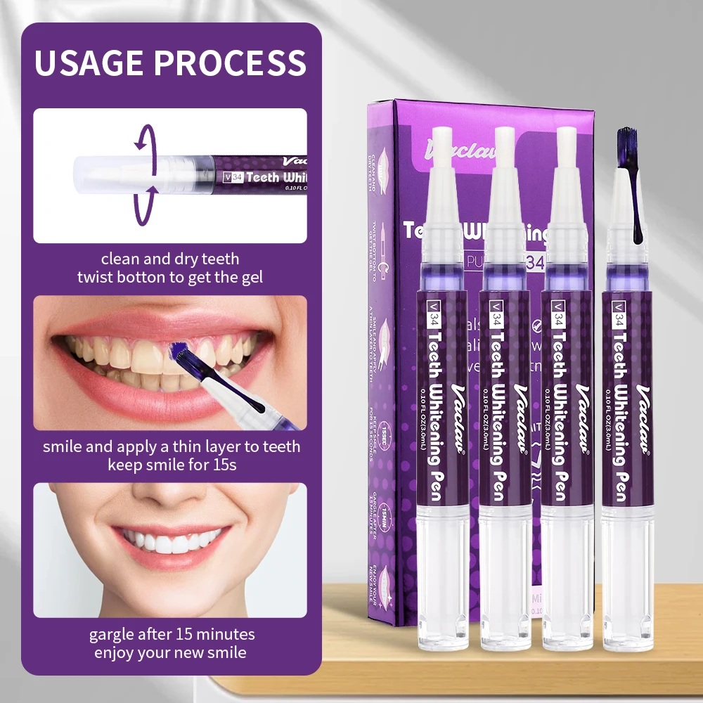 Caneta de Gel Clareadora de De - Teeth Whitening Q&M avaliação e preço