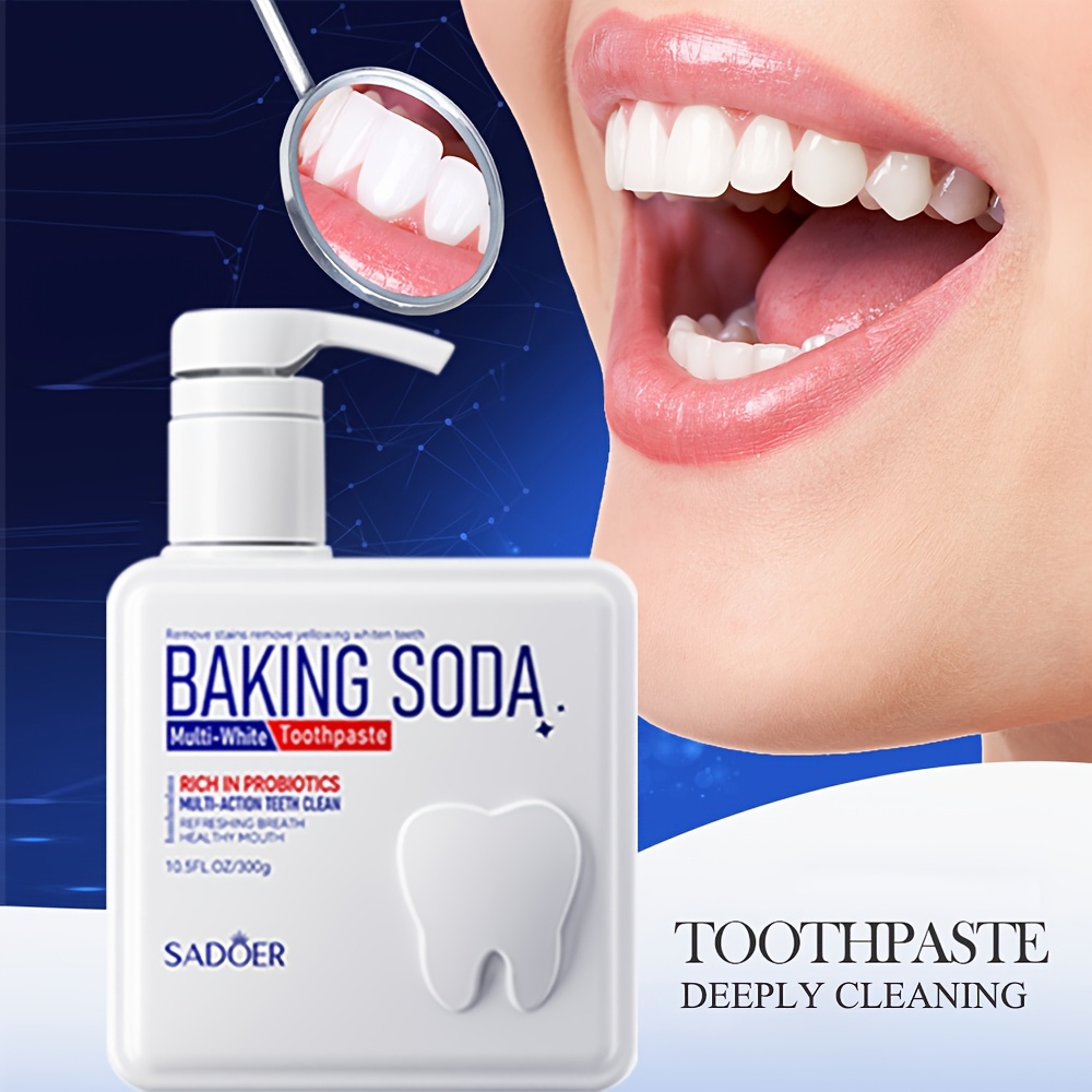 Pasta de dente com bomba probi - Teeth Whitening With Baking Soda avaliação e preço