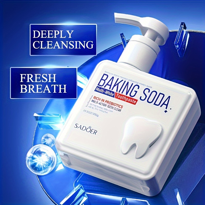 Pasta de dente com bomba probi - Teeth Whitening With Baking Soda avaliação e preço