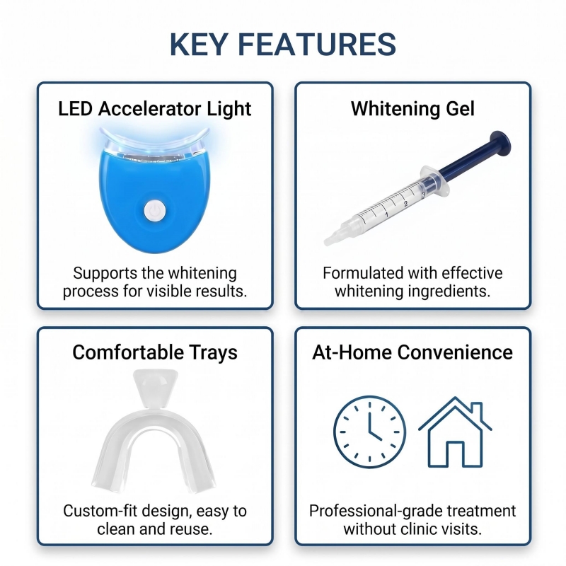 Kit portátil para clareamento  - Led Mouth Tray avaliação e preço